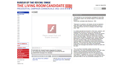 Desktop Screenshot of livingroomcandidate.org